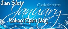 School Spirit Day -  Celebrate January